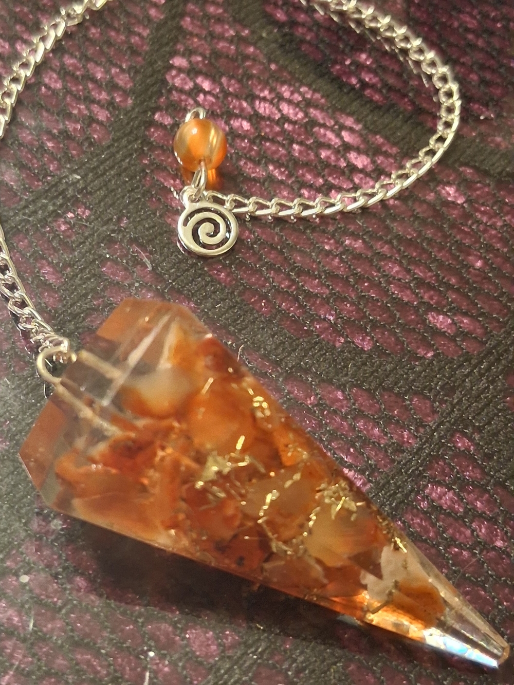 Handmade Carnelian Pendulum